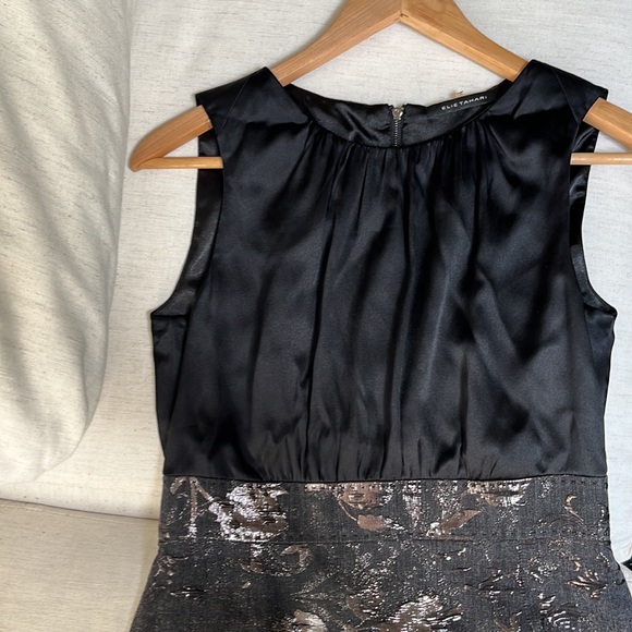 Black Elie Tahari shift Dress Size 6 - Picture 8 of 8